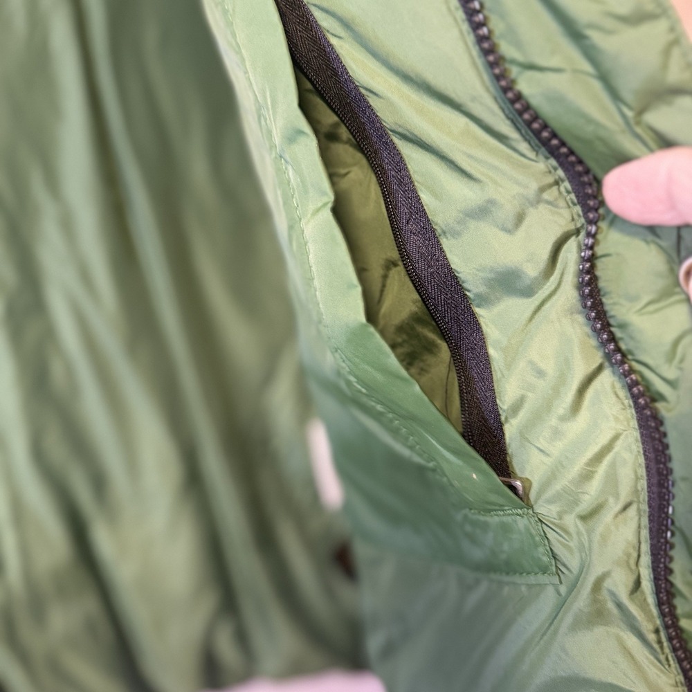 Old Navy Puffer Vest Mens XL Green Full Zip Outdoor Fishing Hunting Work - Picture 5 of 8